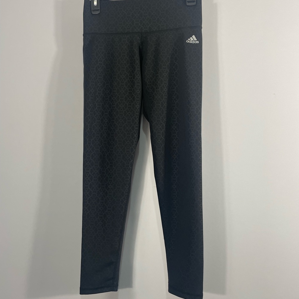 Adidas Climate Black Leggings, Small, work out pants, yoga, soft, sleek Womens - Picture 5 of 5